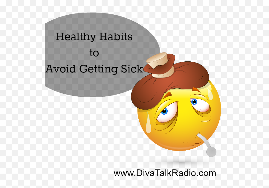 Healthy Habits To Avoid Getting Sick - Terlemekten Aln Yazm Silindi Emoji,Diva Emoticon