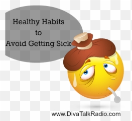 Healthy Habits To Avoid Getting Sick - Terlemekten Aln Yazm Silindi Emoji,Diva Emoticon