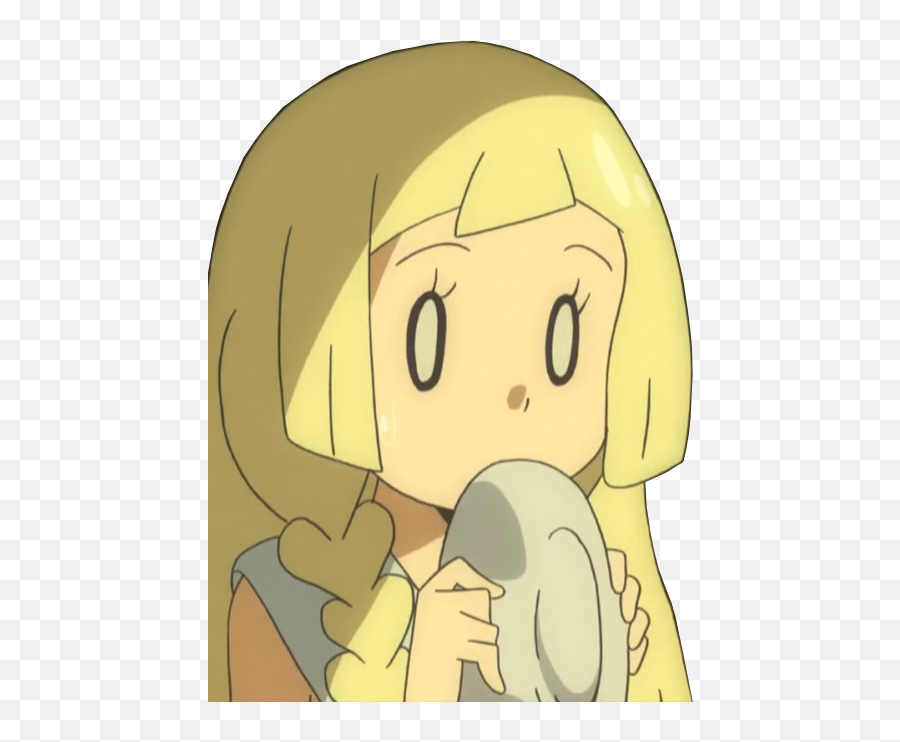 Lillie Plate Reaction - Fictional Character Emoji,Pokemon Emotion Meme