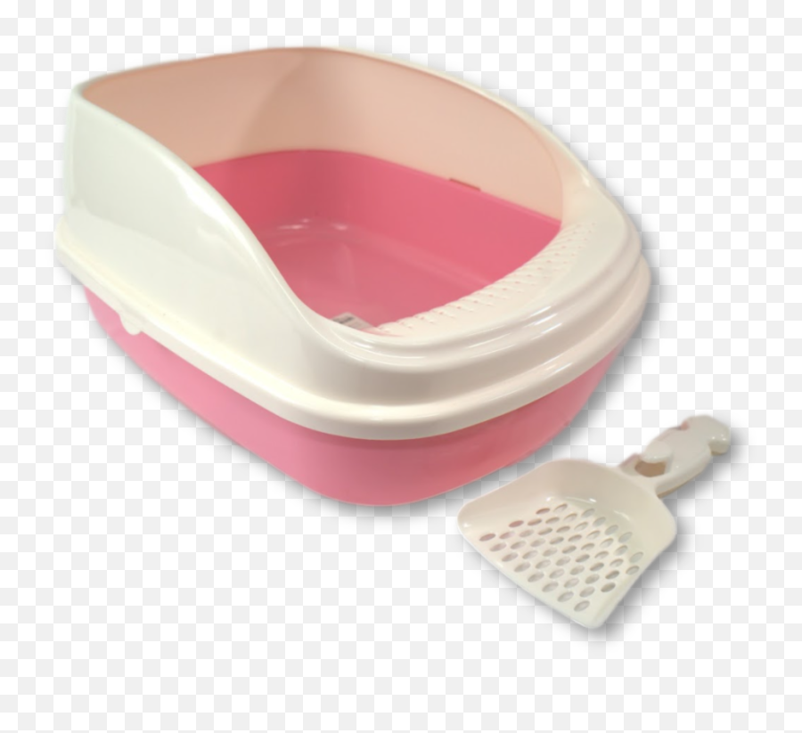 Essential Pink Litter Box With Scoop - Pct Family Ltd Household Supply Emoji,(lsl) Emoticon