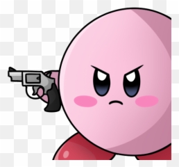 Gun Https - Fictional Character Emoji,Smiling Kirby Emoticon