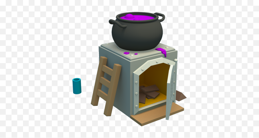 Fanart Da Fornalha Em 3d Desenho Animação Clash Royale - Clash Royale Furnace Png Emoji,Emoji De Fornalha