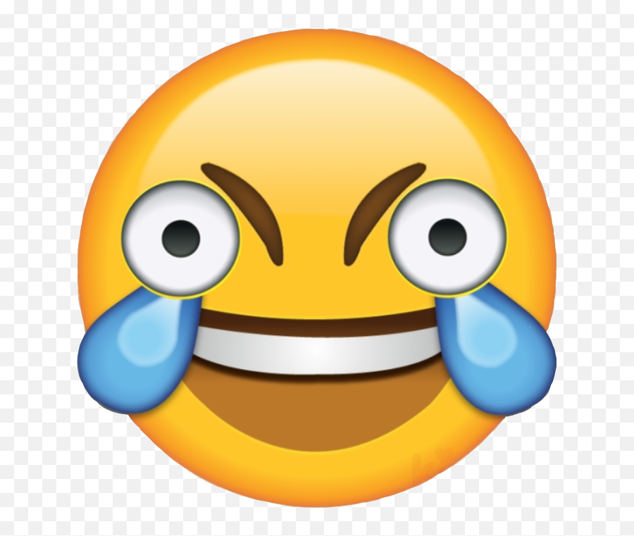 Jojo Emojis - Weird Laughing Crying Emoji,Pensive Emoji