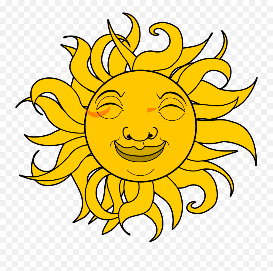Smiling Sun Free Svg Download - Smiling Sun Emoji,Snowflake Sun Leaf Leaf Emoji