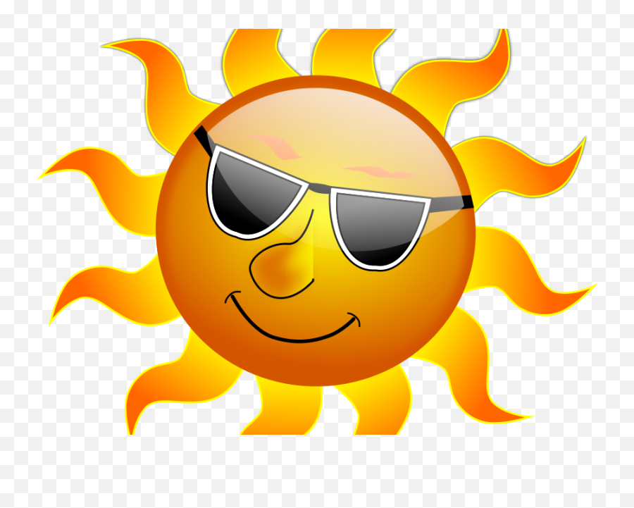 Saturday Forecast - Summer Sun Emoji Png,Table Emoticon