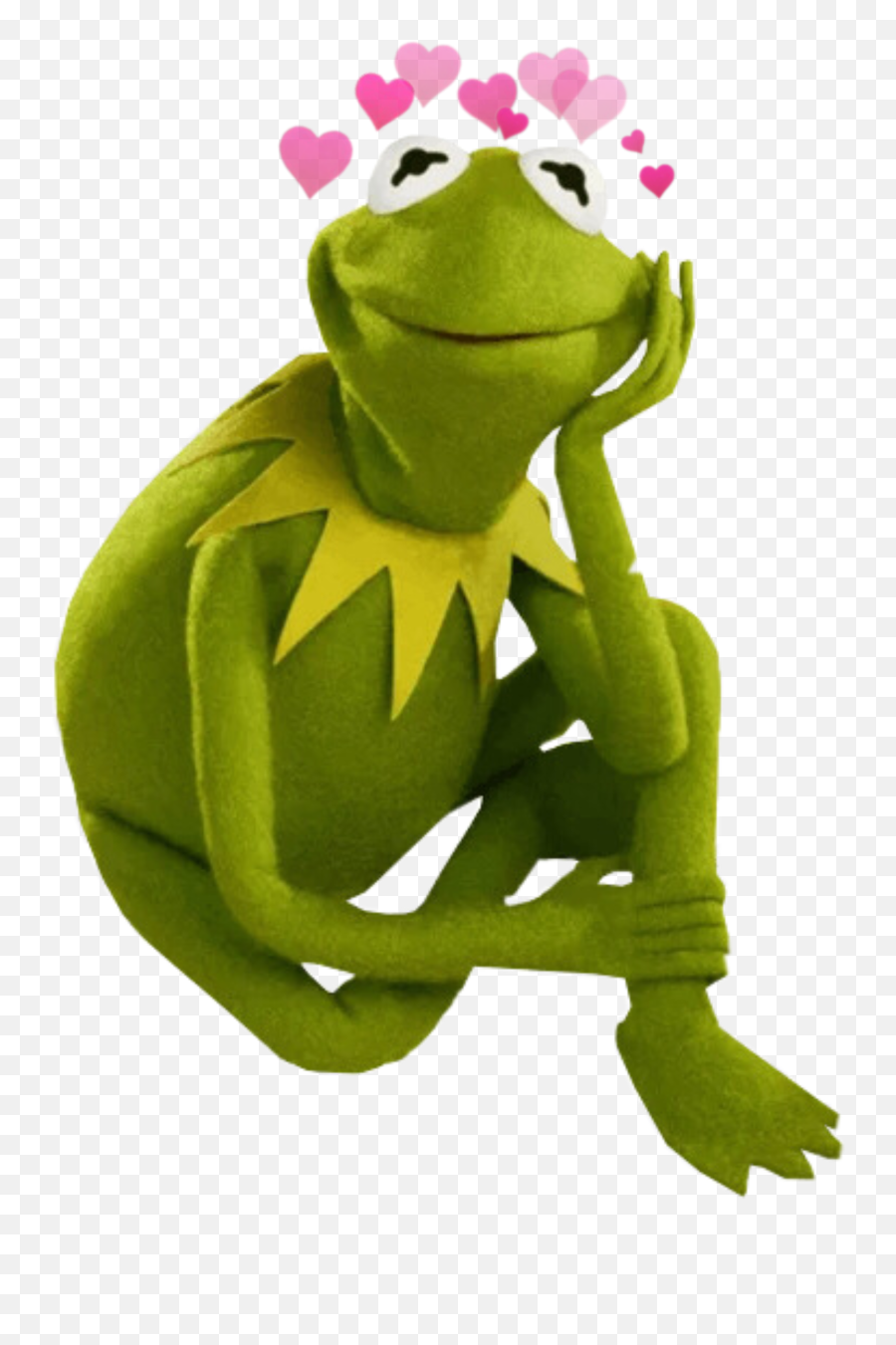 The Most Edited Kermit Picsart - Kermit Sitting And Thinking Emoji,Kermit Emojis