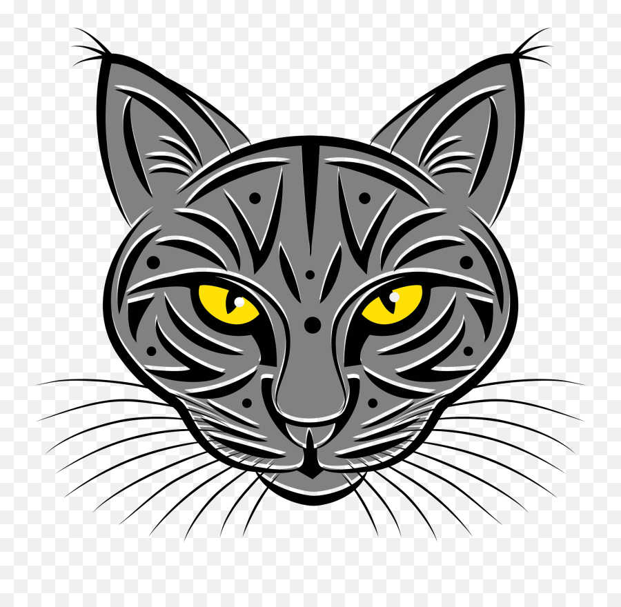 Cat Head Clipart - Domestic Cat Emoji,Cat Head Emoji