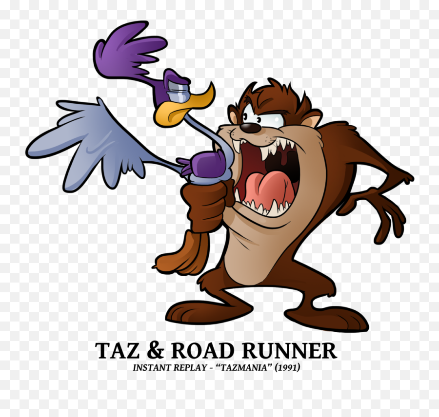 Tasmanian Devil Cartoon Road Runner - Tasmanian Devil Looney Tunes Emoji,Duke Blue Devil Emoticon
