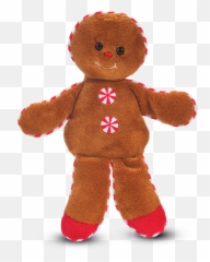Grriggles Gingham Gingerbread Toy - Gingerbread Plush Emoji,Emoji Soft Toys