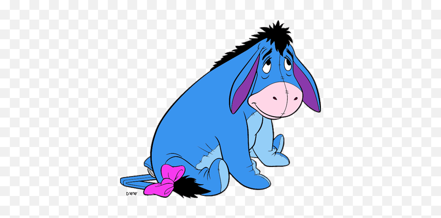 Eeyore Tattoo Disney Characters Costumes - Eeyore Clipart Emoji,Eeyore Emotions