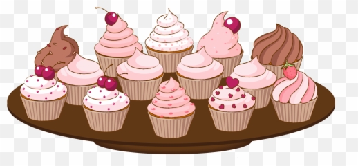 Bake Sale Clip Art Of A Cupcake With - Bake Off Certificate Templates Emoji,Emoji Cakes For Sale