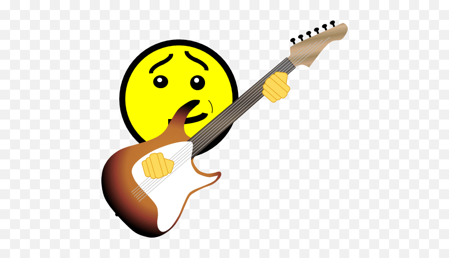 Animierte Smileys Als Gifs - Gitarrenspieler Gif Emoji,Animierte Emoji Whatsapp