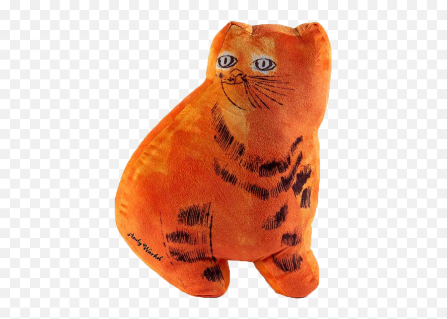 Persian Cat Kitten Whiskers Orange Lion - Andy Warhol Cat Emoji,Cat Emoji Plush