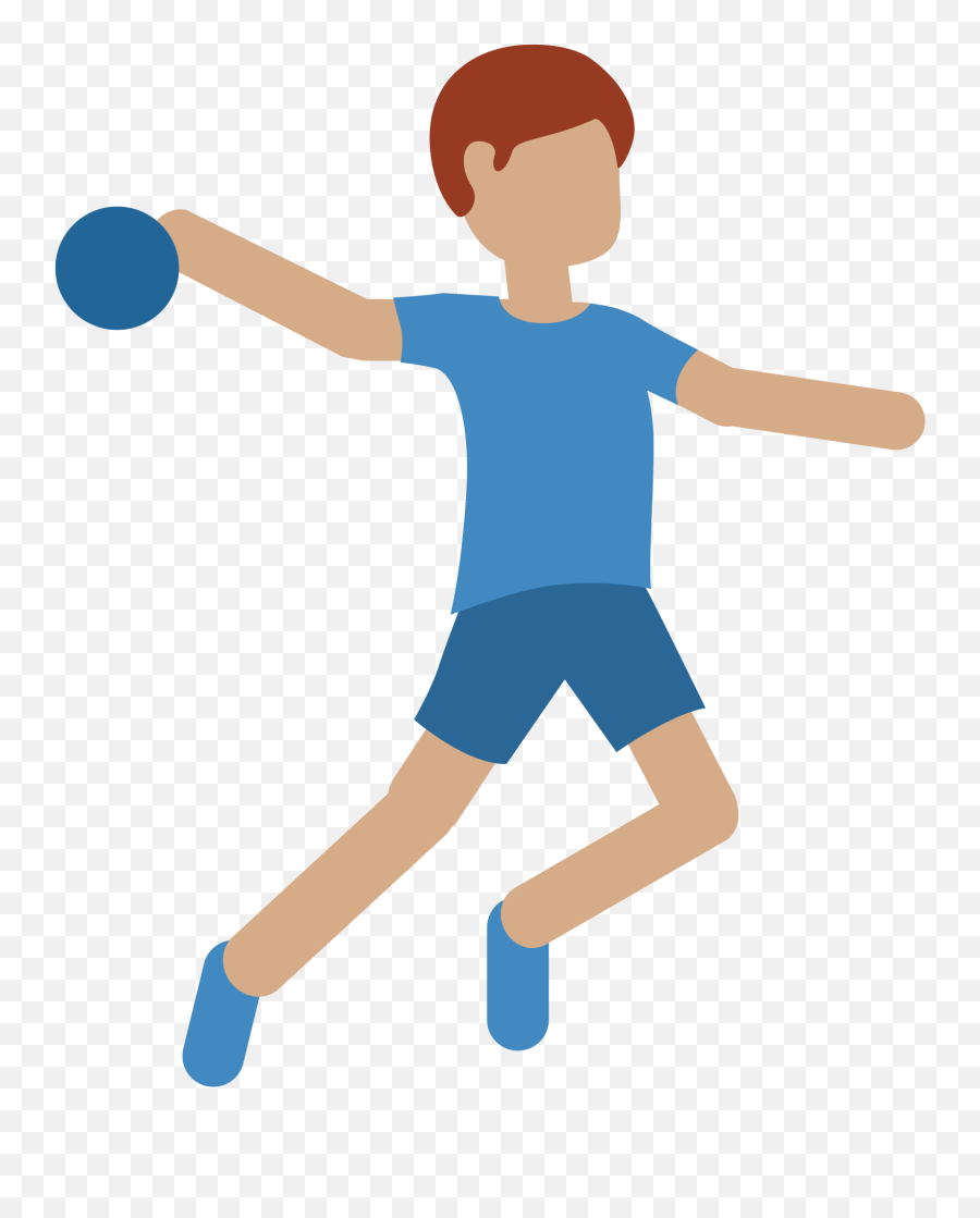 Medium Skin - Handball Cartoon Emoji,Sparkle Throwing Emoji