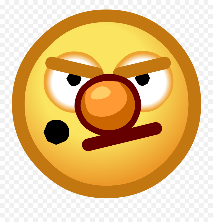 Club Penguin Emojis Clipart - Full Size Clipart 1620361 Face Emojis Middle Finger,Slash Emoji