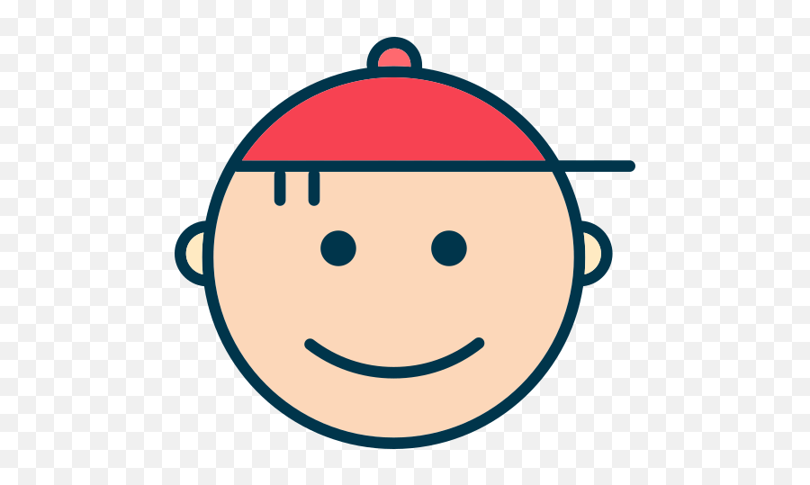 Baby Cap Face Free Icon Of Babies - Icon Emoji,Babies As Emoticon