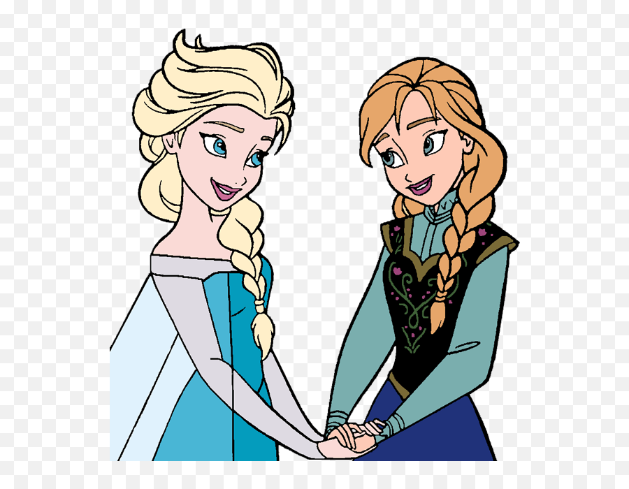 Clip Art Library - Anna And Elsa Frozen Clipart Emoji,Frozen Emotion Photography