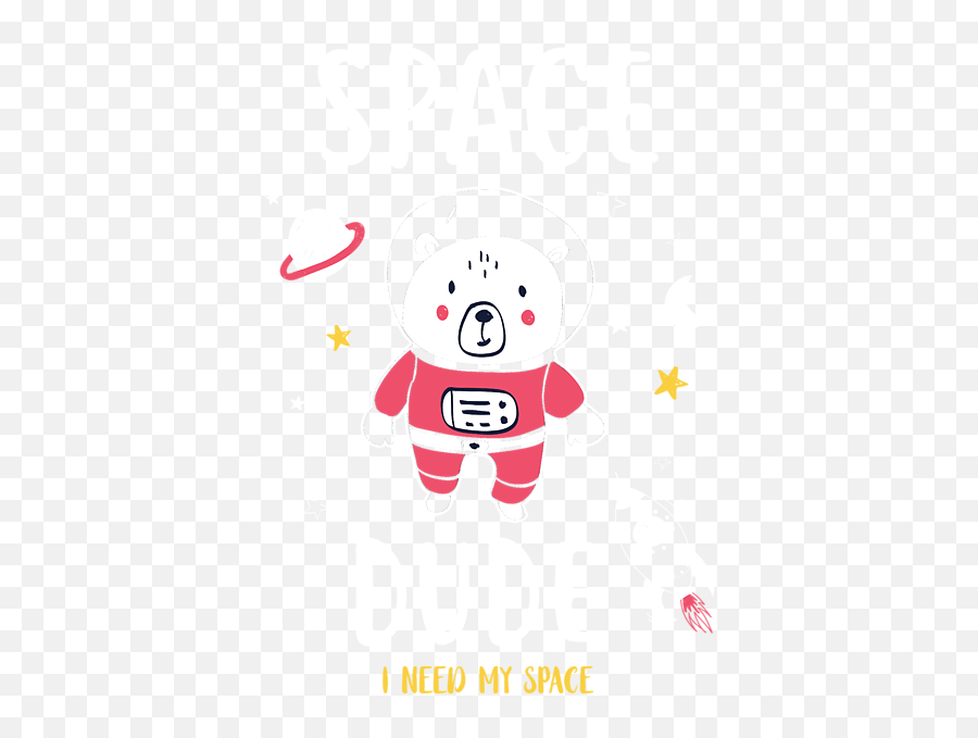 Space Dude Needs Space Cute Astronaut - Dot Emoji,Astronaut Emoji Iphone