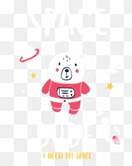 Space Dude Needs Space Cute Astronaut - Dot Emoji,Astronaut Emoji Iphone