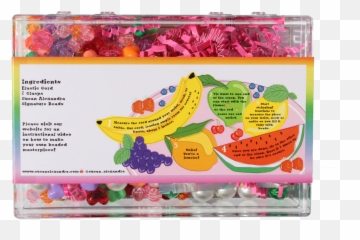 Bead Box - Fruit Emoji,Flower Child Hippie Emoticon Facebook