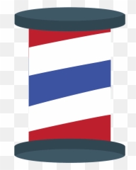 Barber Pole Emoji Clipart - Cylinder,Pole Emoji