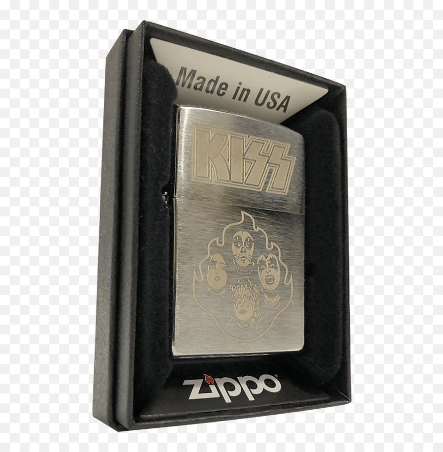 Collectible Zippo Lighter With Kiss - Solid Emoji,Kiss Rock Band Emojis