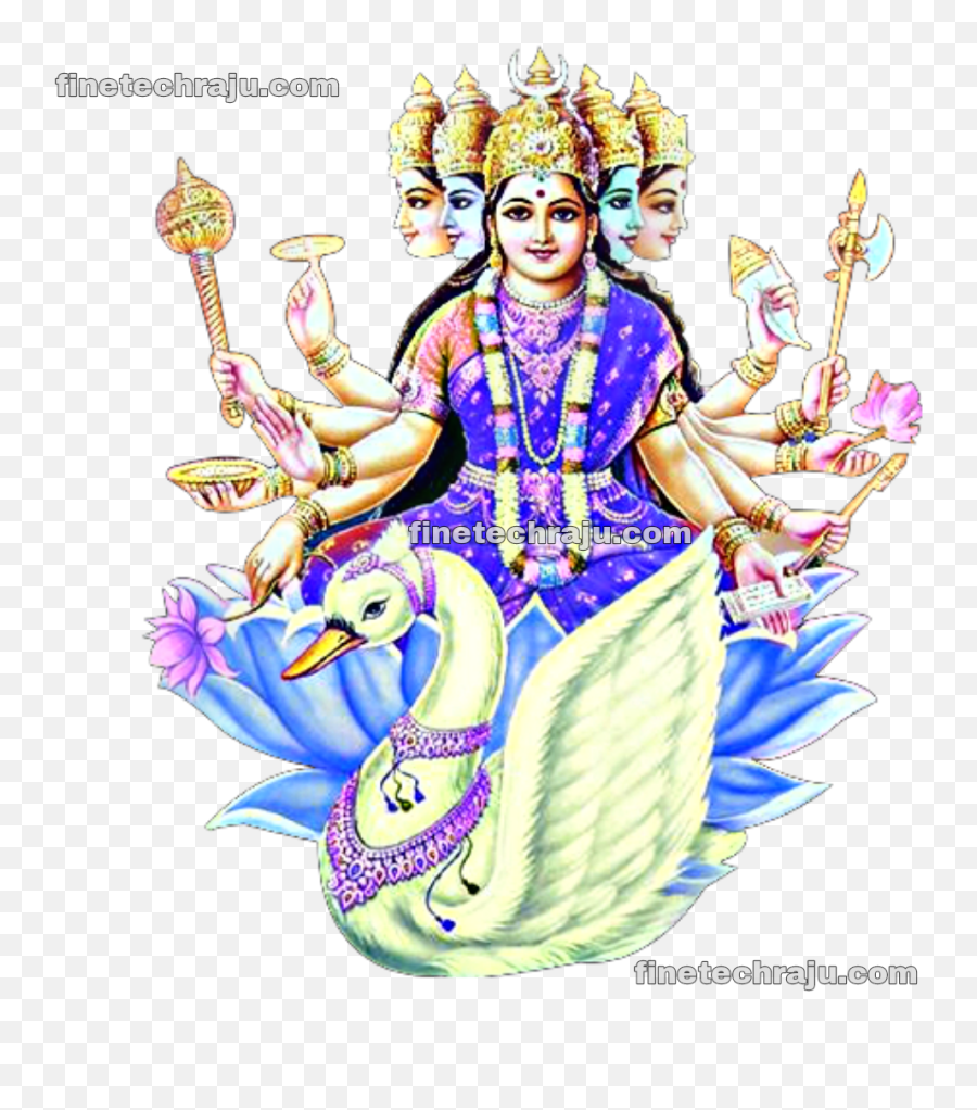 Man Saraswati Png Image And Transparent - Gayatri Mantra God Emoji,Saraswati Emoji