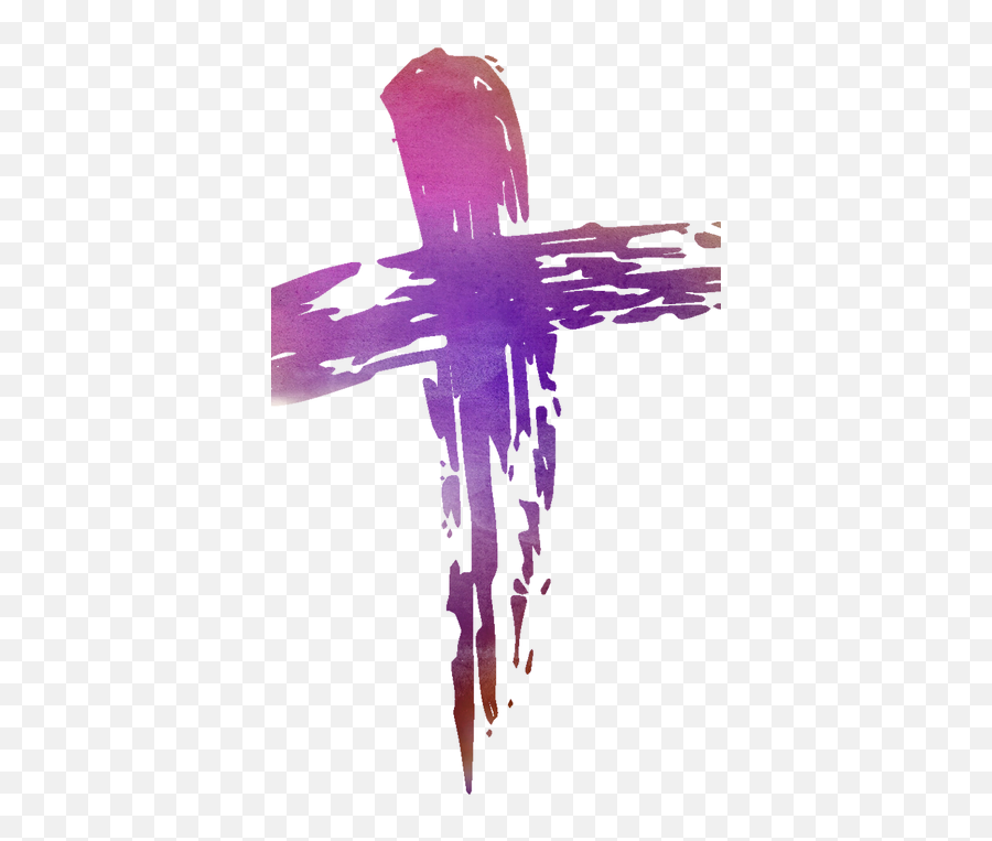 Lent - Cross Transparent Ash Wednesday Emoji,Painting Jeses And Emotions