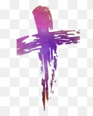 Lent - Cross Transparent Ash Wednesday Emoji,Painting Jeses And Emotions