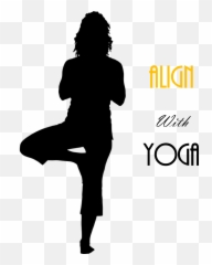 Aligning Body And Mind With Yoga - Yoga Woman Silhouette Transparent Emoji,Rupert Spira Emotion