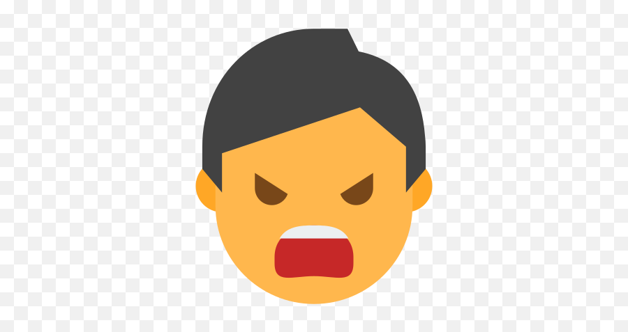 Icono De Hombre Toma De Posesión Estilo Color - Paciente Con Oxigeno Animado Emoji,Emoticon Furioso :) ;)