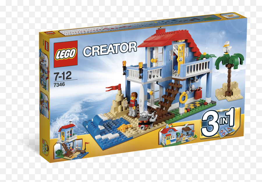 7346 Seaside House - Lego 7346 Emoji,Lego Emotions Hungry