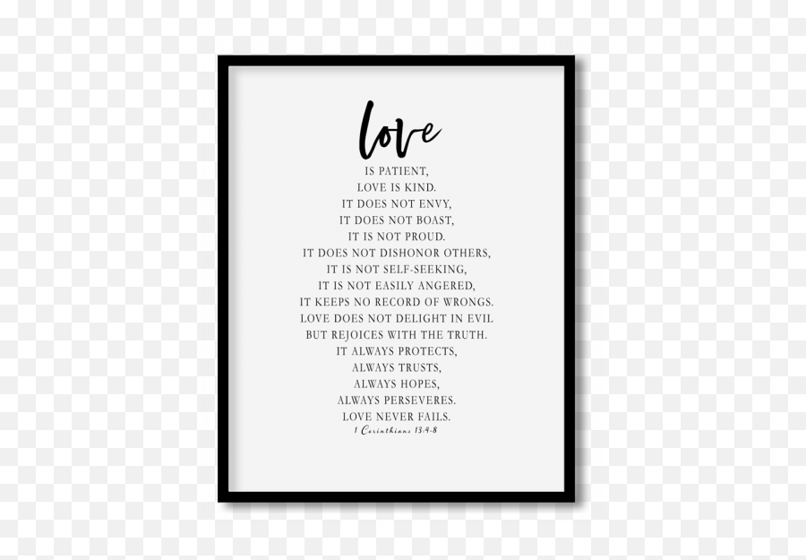 Bible Wall Art Wall Papers Wall Coverings Stickers Emoji,Scripture About The Emotion Of Love