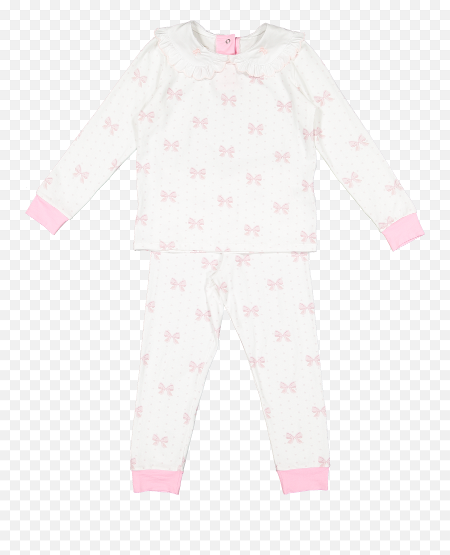 Pink Bows Girl Pajamas Posh Tots Childrenu0027s Boutique Emoji,Emoji 1 Piece Sleeper Pajamas