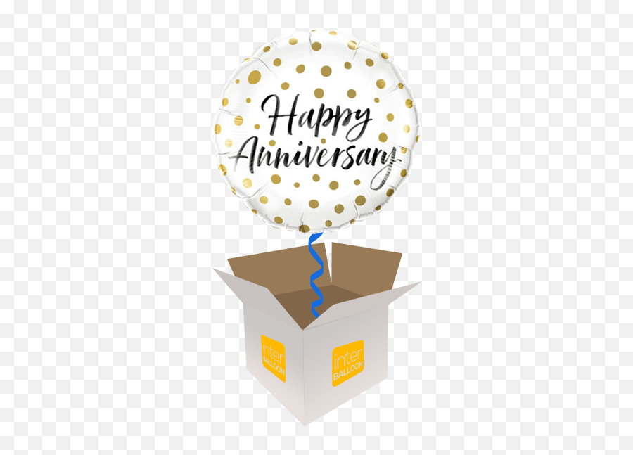 Anniversary Helium Balloons Delivered In The Uk By Interballoon Emoji,Free Childs Anniversary Emojis