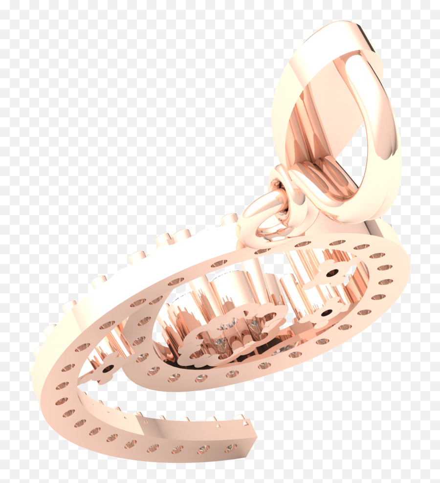 Not Used 18k Gold Pendant For Women 05carat Round Brilliant Emoji,Flips Table Emoji Japanese