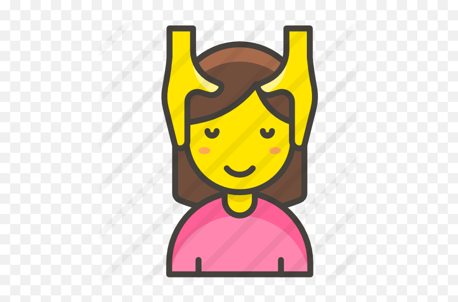 Massage - Happy Emoji,Back Massage Emoji