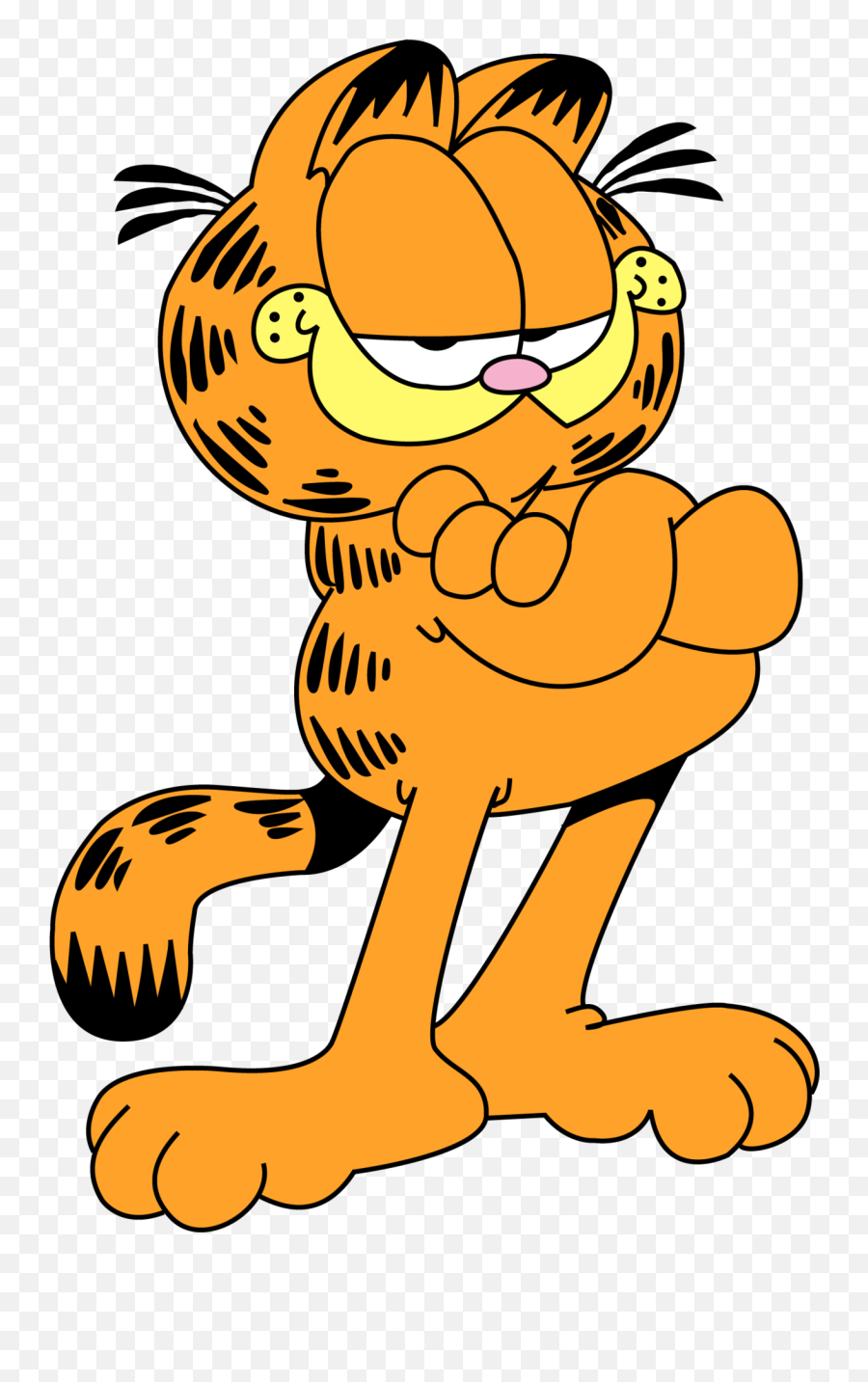Garfield Proud Pnglib U2013 Free Png Library Emoji,Peluche Emoticon Facebook