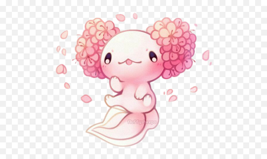 The Most Edited Seacreature Picsart Emoji,Axolotl Text Emoji