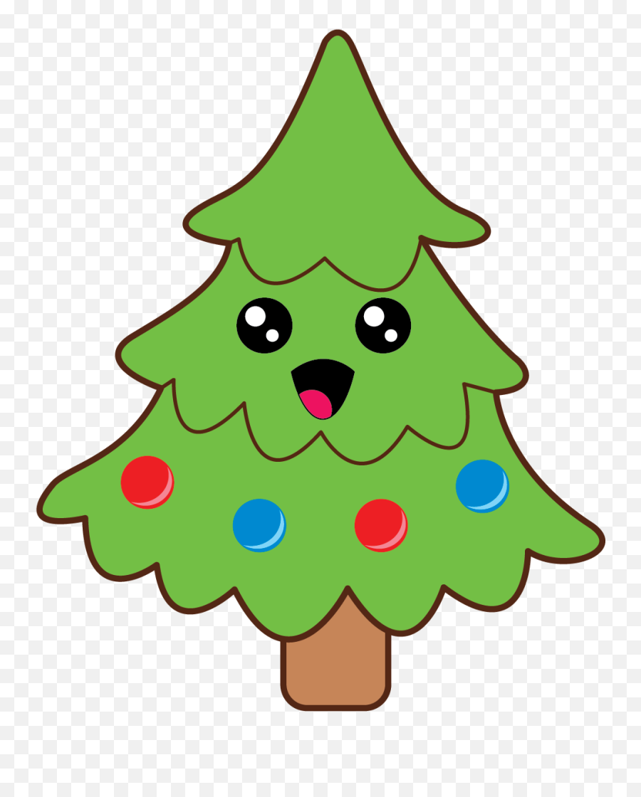 Kawaii Christmas Illustration - 019 Graphic By Emoji,Christmas Emojie