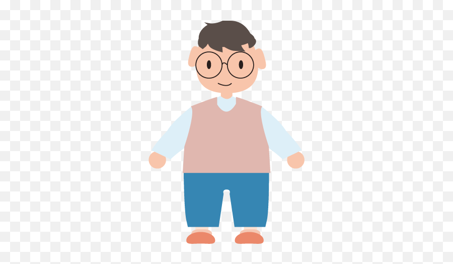 Clip Art Dad With Glasses - Png Download Full Size Clipart Emoji,Dad Emoji