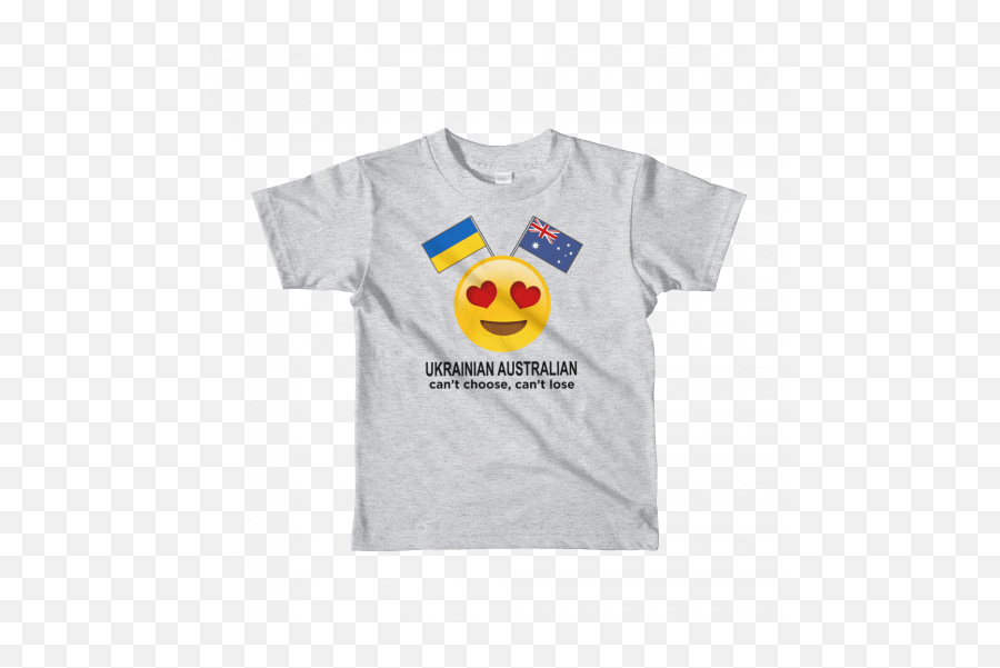 Ukrainian Australian Kids T - Shirt Emoji,Australian Emoji
