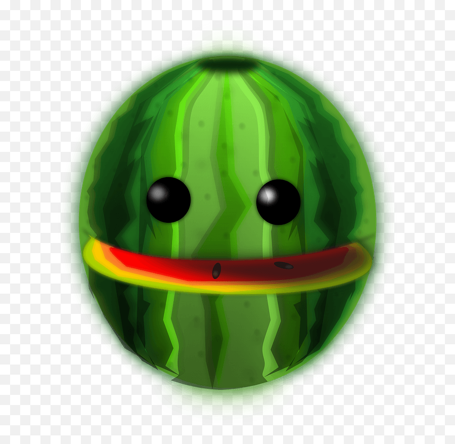 Watermelon With A Happy Face Clipart Free Download - Semangka Kartun Emoji,Mushroom Man Emoji