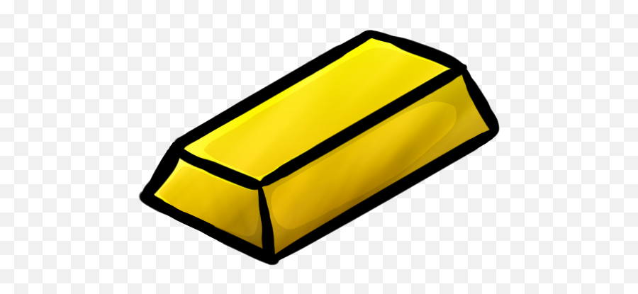 Gold Ingot Icon - Gold Bar Clip Art Emoji,Gold Bar Emoji
