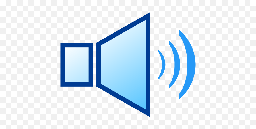Speaker With Three Sound Waves - Animated Speaker Sound Wave Emoji,Loudspeaker Emoji