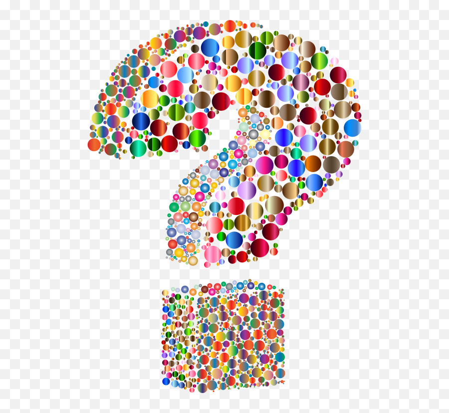 Colorful Question Mark Transparent - Colorful Question Mark Transparent Background Emoji,Question Mark Emoji Png