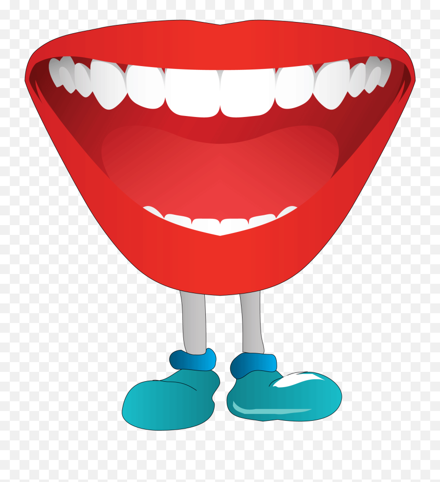 Mouth Open Cartoon - Mouth Talking Clipart Emoji,Jackass Emoticon