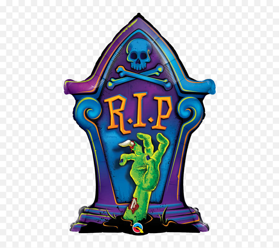 Rip Pierre Tombale Halloween 91 Cm - Zombie Tombstone Transparent Emoji,Hanukkah Emoticons