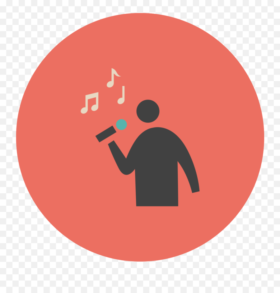 Free Music Flat Icon Sing Png With Transparent Background - Dot Emoji,Trombone Emoji Copy And Paste
