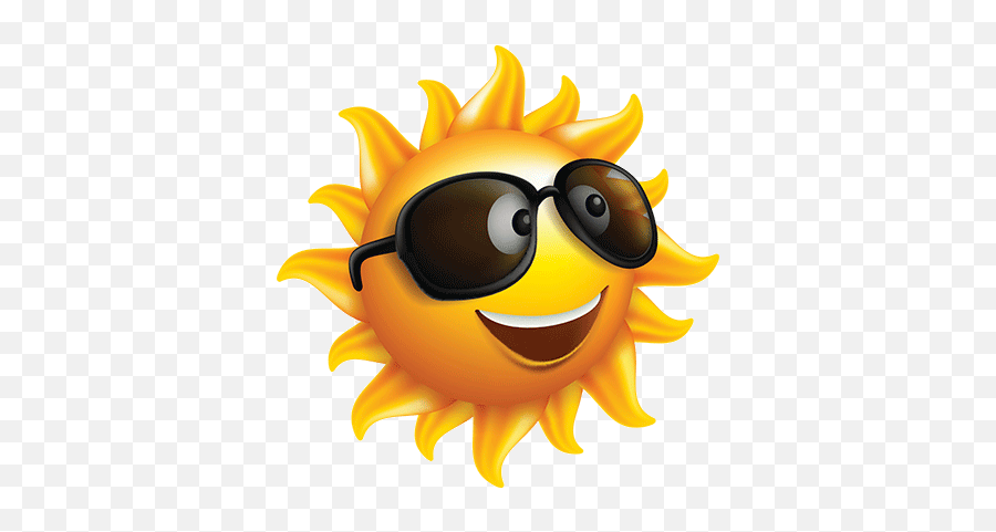 All Seasons Spa Stove - Summer Sun With Sunglasses Emoji,Fireplace Emoticon